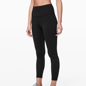 Lulu lemon wunder under 25 inch black leggings
